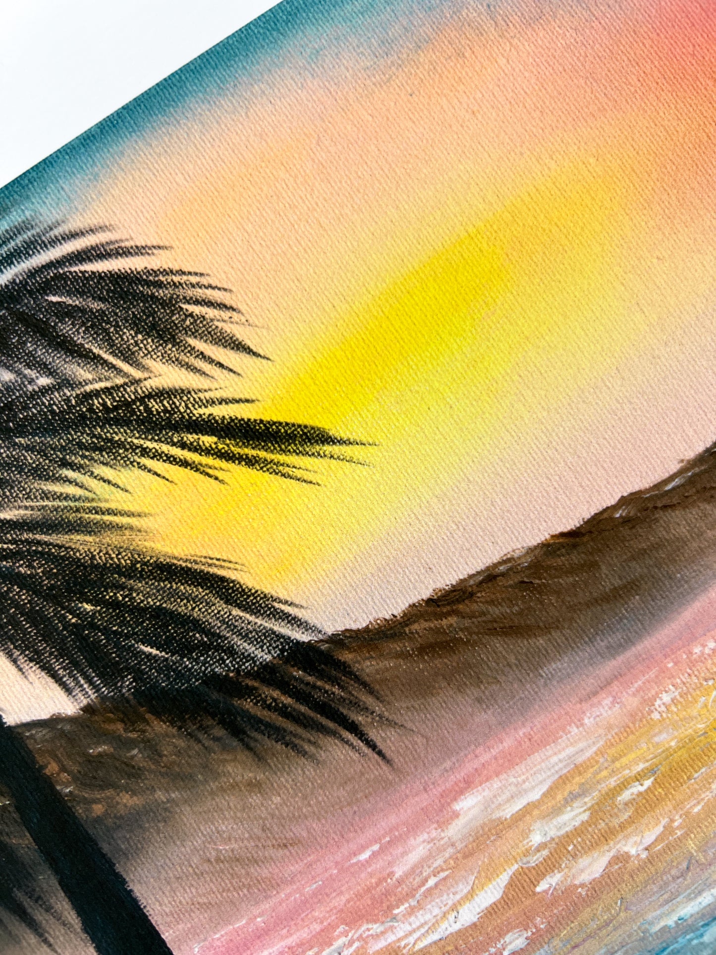 Sunset in Hawaii Art Print