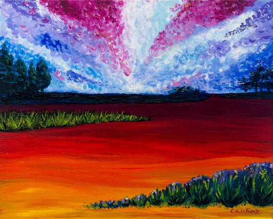 Castilla Landscape Art print by Clara de la Fuente Artist 