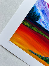 Load image into Gallery viewer, Close up of Castilla Landscape art print by Clara de la Fuente Artist 
